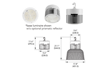 Load image into Gallery viewer, Blue Halo UVC Round High Bay Size